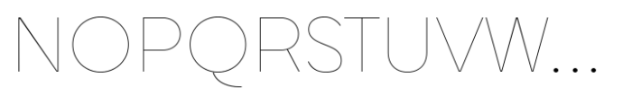 Quickflio Thin Font UPPERCASE