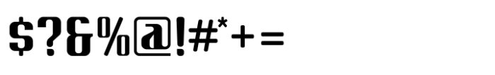 Quickjob Regular Font OTHER CHARS