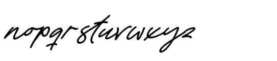 Quickly Writing Italic Font LOWERCASE