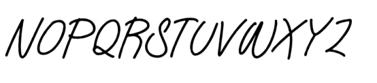 Quickly Writing Regular Font UPPERCASE