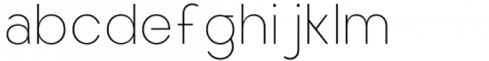 Quico Display Extra Light Font LOWERCASE