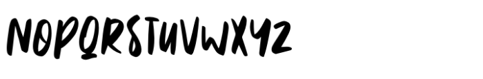 Quiet Backyard Regular Font UPPERCASE
