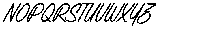 Quiet Sunday Reflection Font UPPERCASE