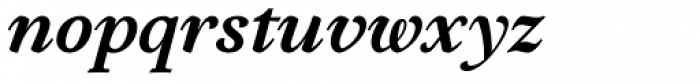 Quieta Bold Italic Font LOWERCASE