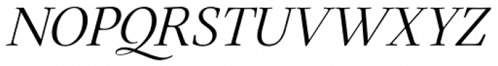 Quieta Display Italic Font UPPERCASE