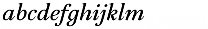 Quieta Medium Italic Font LOWERCASE