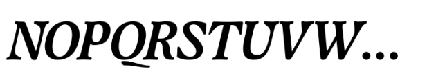 Quietism Deck Bold Italic Font UPPERCASE