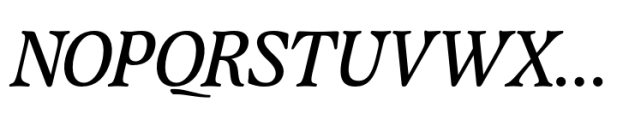 Quietism Deck Medium Italic Font UPPERCASE