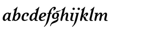 Quietism Deck Medium Italic Font LOWERCASE