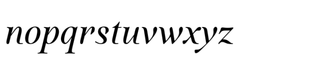 Quietism Display Italic Font LOWERCASE