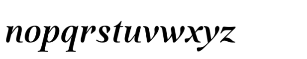 Quietism Display Medium Italic Font LOWERCASE