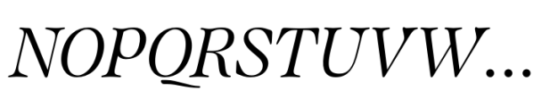 Quietism High Italic Font UPPERCASE