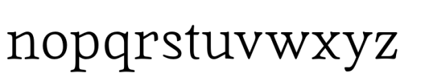 Quietism Text Light Font LOWERCASE