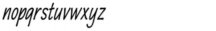 Quiffed Bold Condense Oblique Font LOWERCASE