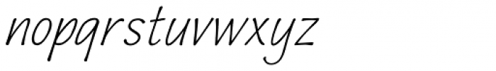 Quiffed Oblique Font LOWERCASE