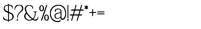 Quigaro Font OTHER CHARS
