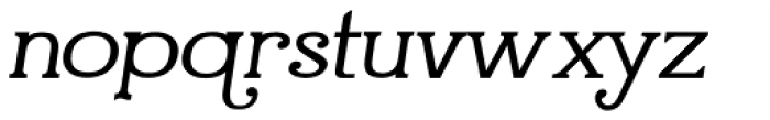 Quijibo Medium Italic Font LOWERCASE