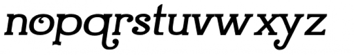 Quijiboquail Bold Italic Font LOWERCASE