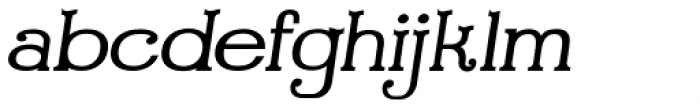 Quijiboquail Medium Italic Font LOWERCASE