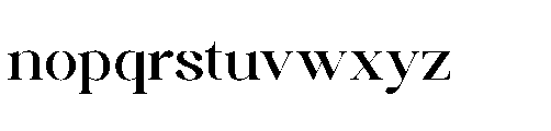 Quika Calletto  Regular Font LOWERCASE