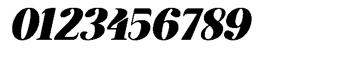 Quiketa Black Slant Font OTHER CHARS