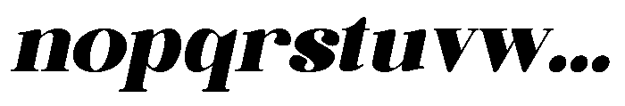 Quiketa Black Slant Font LOWERCASE