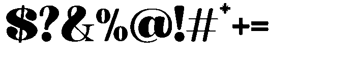 Quiketa Black Font OTHER CHARS