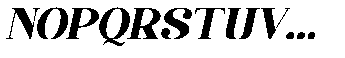 Quiketa Bold Slant Font UPPERCASE