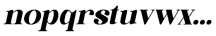 Quiketa Bold Slant Font LOWERCASE