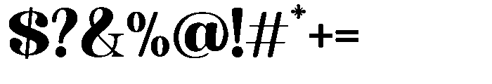 Quiketa Bold Font OTHER CHARS