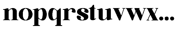 Quiketa Bold Font LOWERCASE