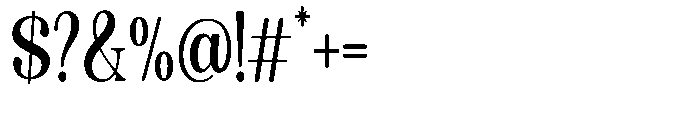 Quiketa Condensed Font OTHER CHARS
