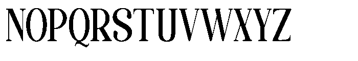 Quiketa Condensed Font UPPERCASE