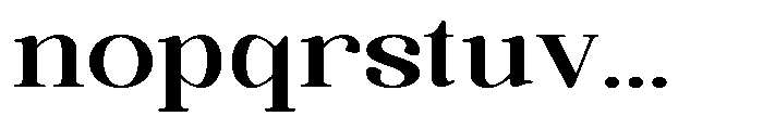 Quiketa Expanded Font LOWERCASE