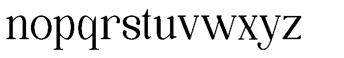 Quiketa Extra Light Font LOWERCASE