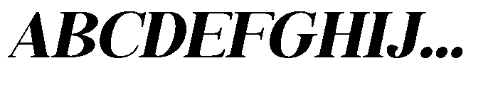 Quiketa Italic Bold Font UPPERCASE
