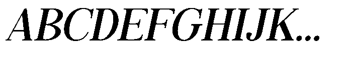Quiketa Italic Regular Font UPPERCASE