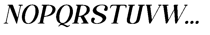 Quiketa Italic Regular Font UPPERCASE