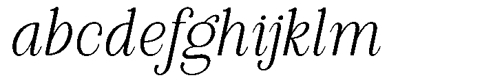 Quiketa Italic Thin FONT