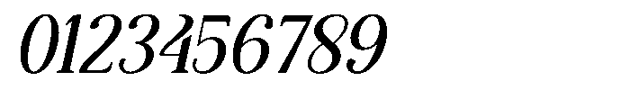 Quiketa Light Slant Font OTHER CHARS