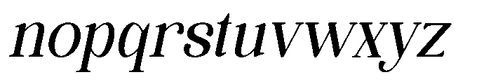 Quiketa Light Slant Font LOWERCASE