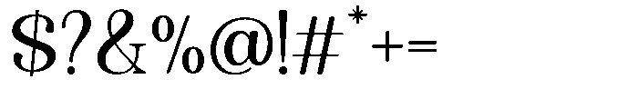 Quiketa Light Font OTHER CHARS