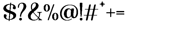 Quiketa Regular Font OTHER CHARS