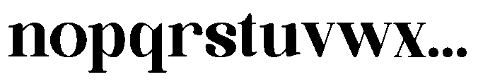 Quiketa Semi Bold Font LOWERCASE