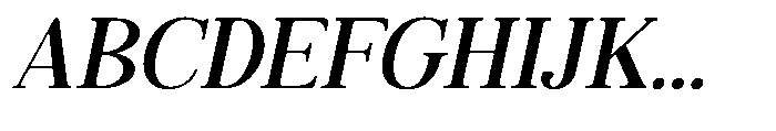 Quiketa Slant Font UPPERCASE
