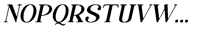 Quiketa Slant Font UPPERCASE