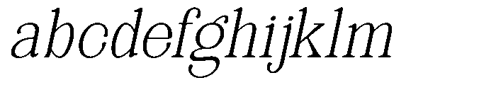 Quiketa Thin Slant FONT