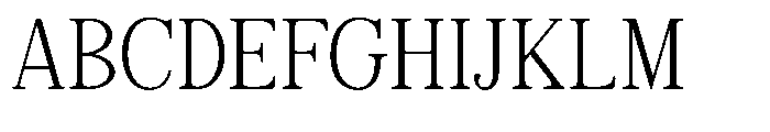Quiketa Thin Font UPPERCASE