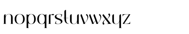 Quilany Font LOWERCASE