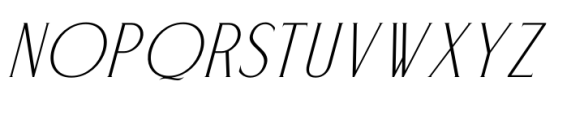 Quilezy Italic Font UPPERCASE